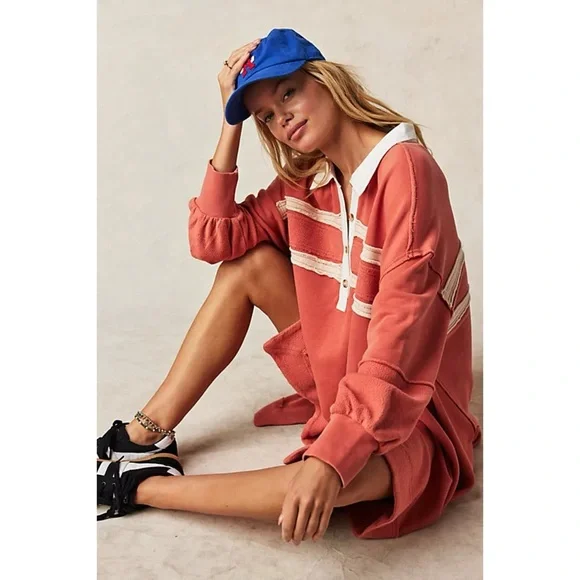 New Free People Blair Sweatshirt Oversized Long Slouchy Pullover - Picture 7 of 7